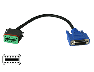 DrewLinQ Cummins 3-Pin Cable 